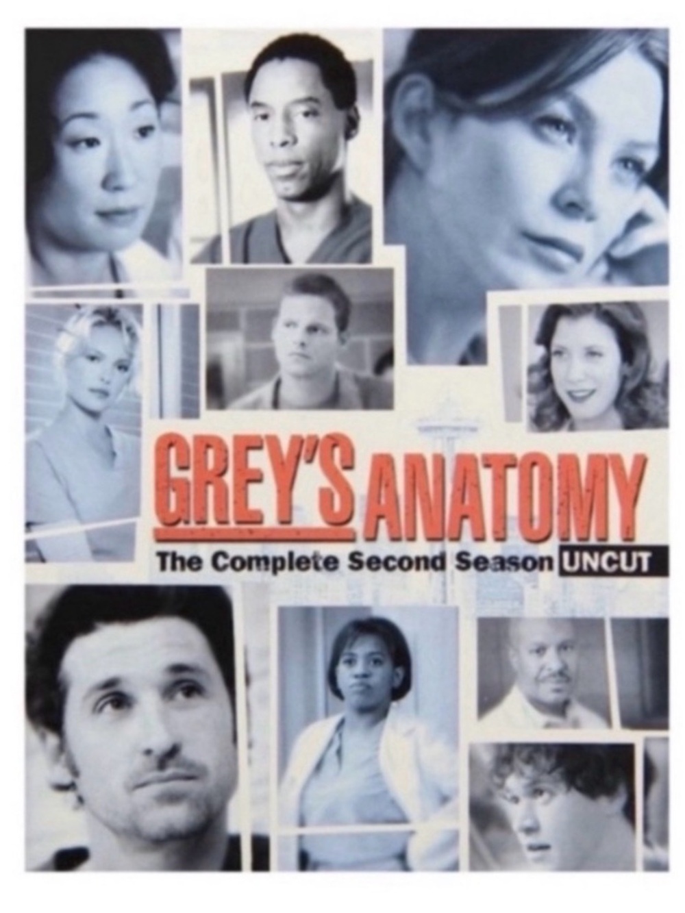 GREY’S ANATOMY Complete Second Season UNCUT TV Series DVD 6 Discs 27 Episodes